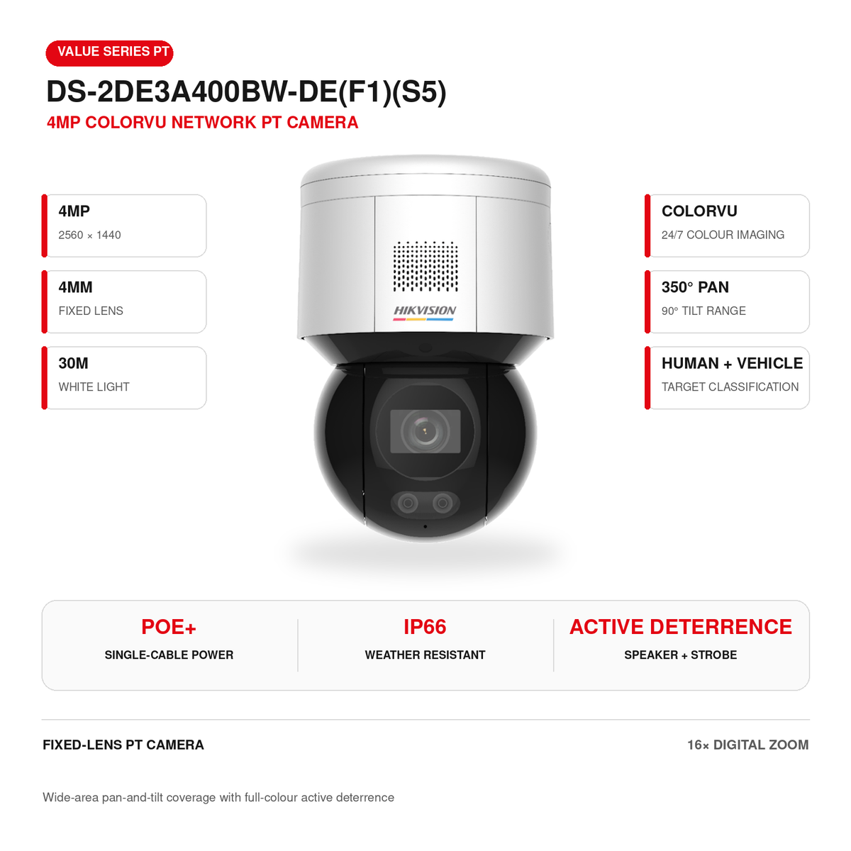 DS-2DE3A400BW-DE(F1)(S5) 4MP IP PT