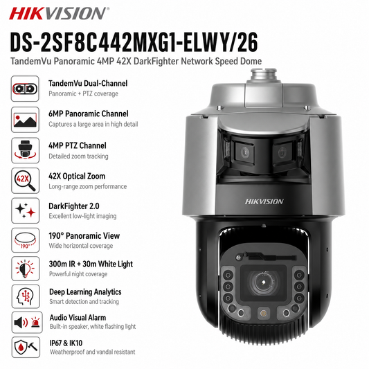 DS-2SF8C442MXG1-ELWY/26(F0) TandemVu 4MP 42x PTZ