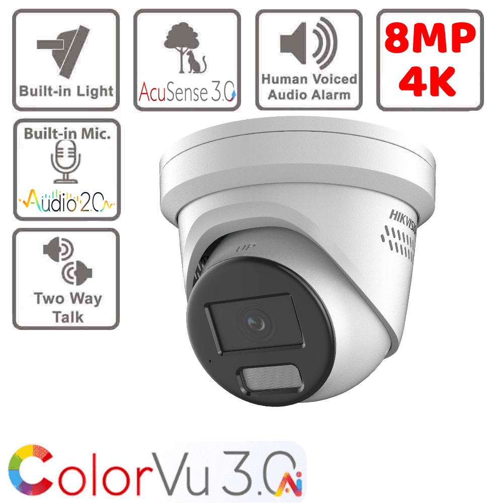 DS-2CD2387G3-LIS2UY/SL 2.8mm 8MP IP