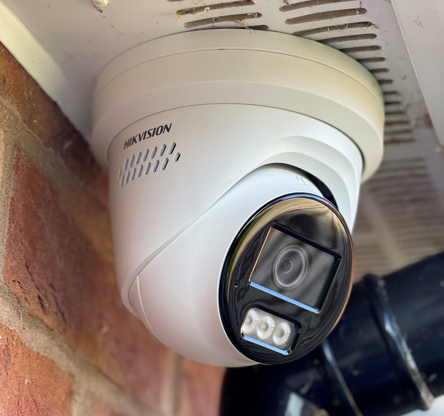 Modern Hikvision ColorVu CCTV camera installed by Bear Watch CCTV in Manchester