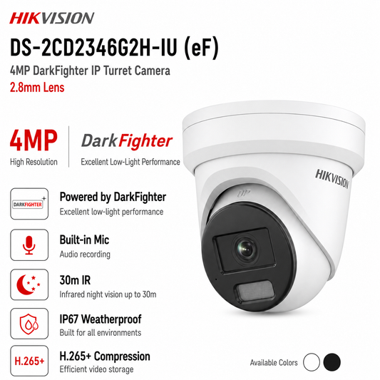 DS-2CD2346G2H-IU (eF) 2.8mm 4MP IP