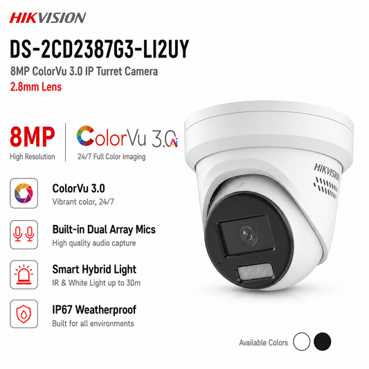 DS-2CD2387G3-LI2UY 2.8mm 8MP IP