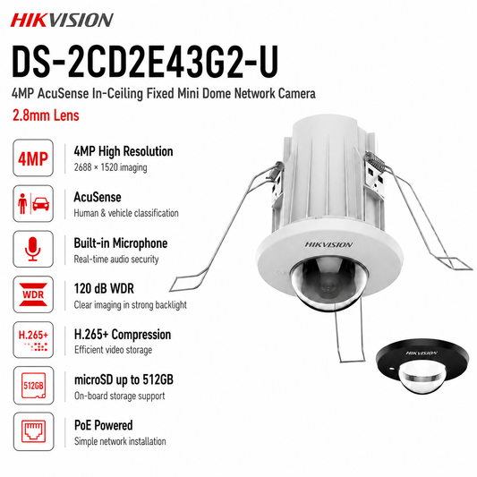 DS-2CD2E43G2-U 2.8mm 4MP