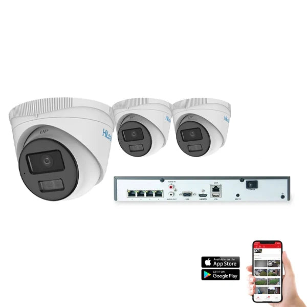 HiLook by Hikvision IP ColorVu 4ch 4MP CCTV Kit