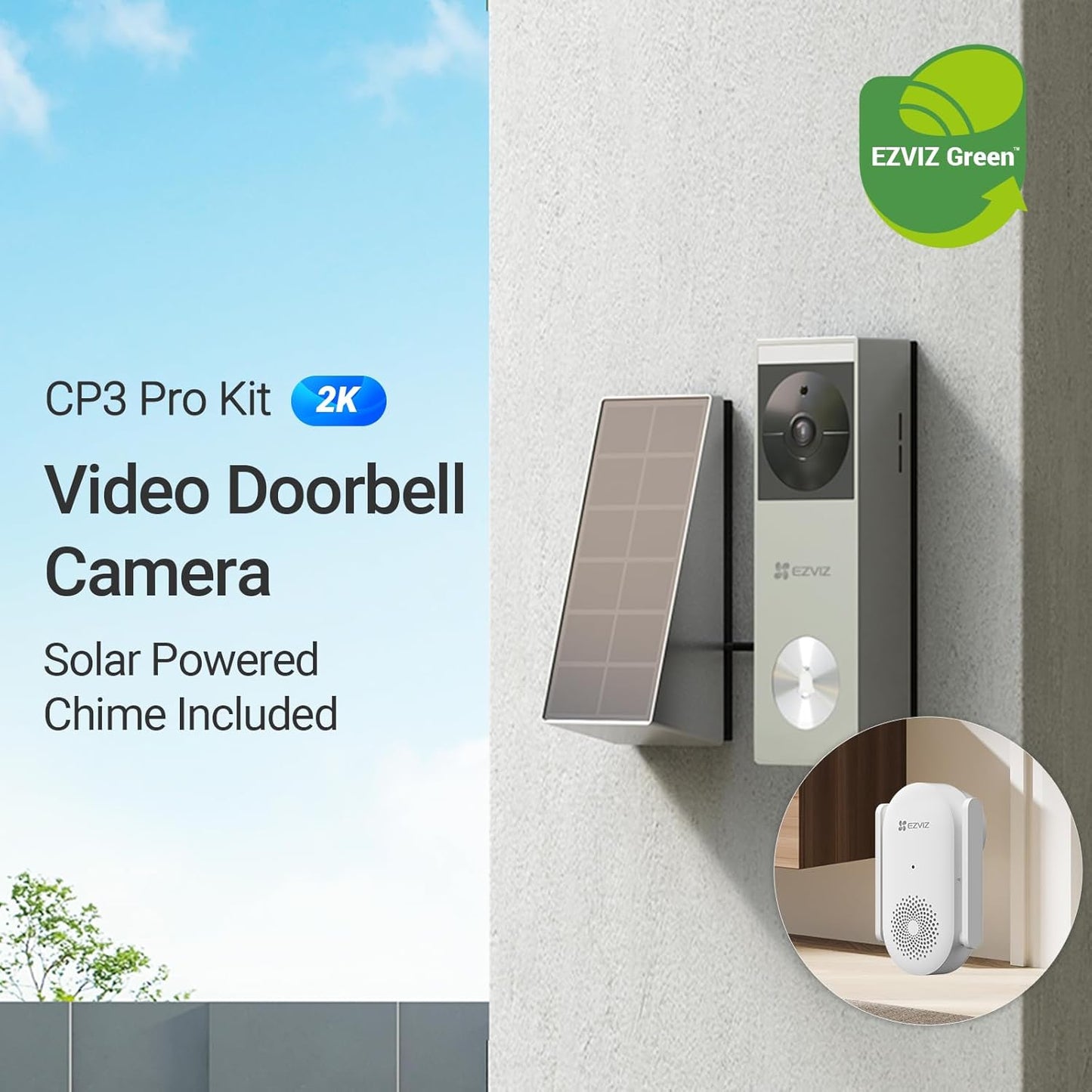 EzViz 2K Doorbell Camera